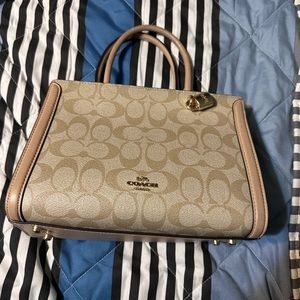EUC Coach handbag and matching wallet.